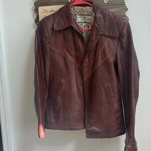 Vintage 70’s Brown Leather Jacket